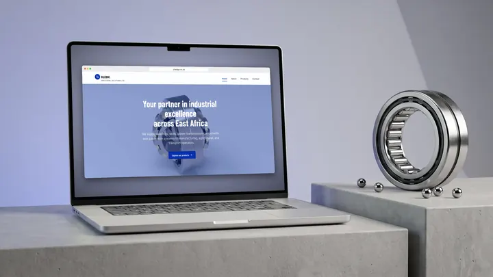 Siledge website shown on a laptop
